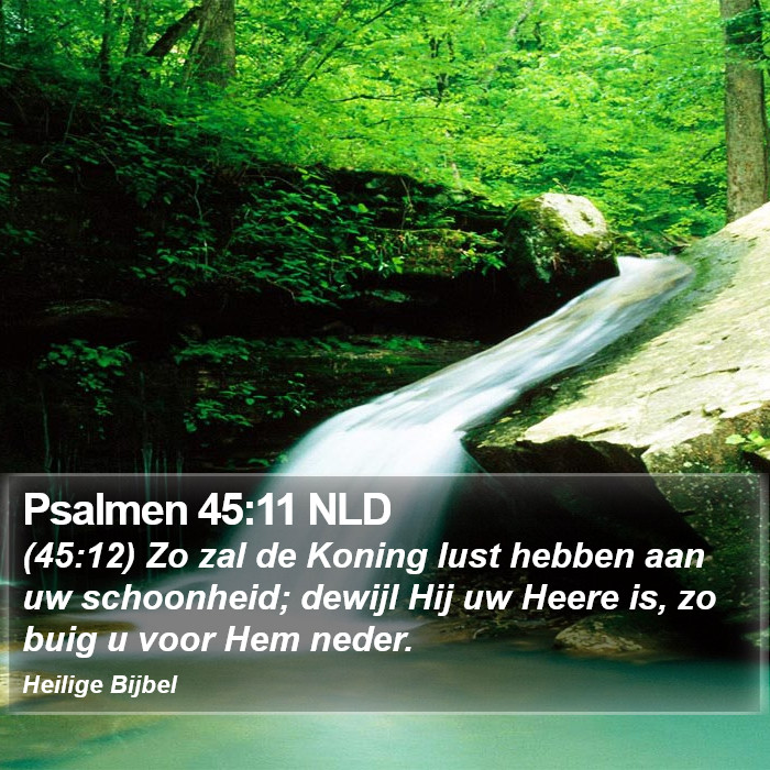 Psalmen 45:11 NLD Bible Study