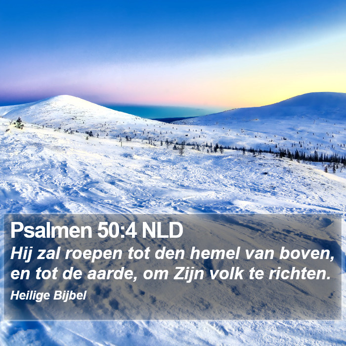 Psalmen 50:4 NLD Bible Study