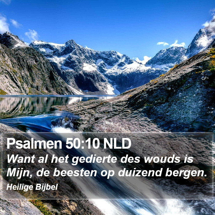 Psalmen 50:10 NLD Bible Study