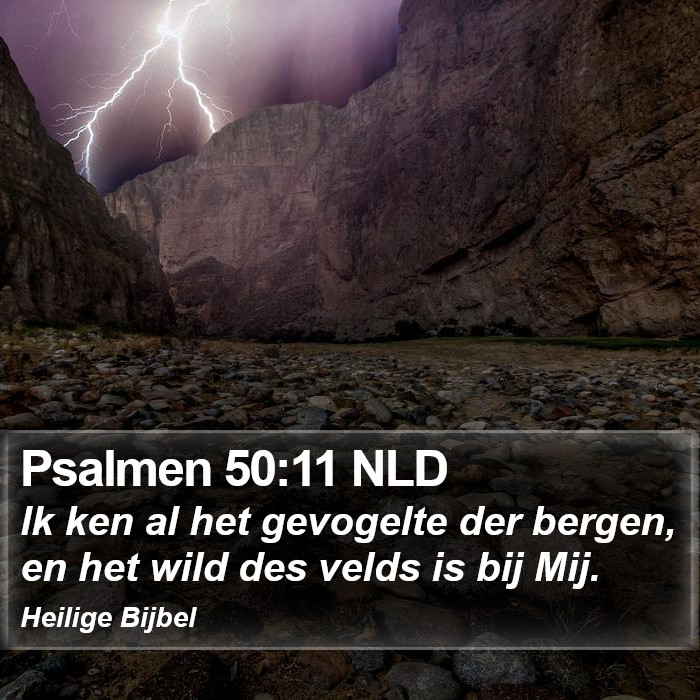 Psalmen 50:11 NLD Bible Study