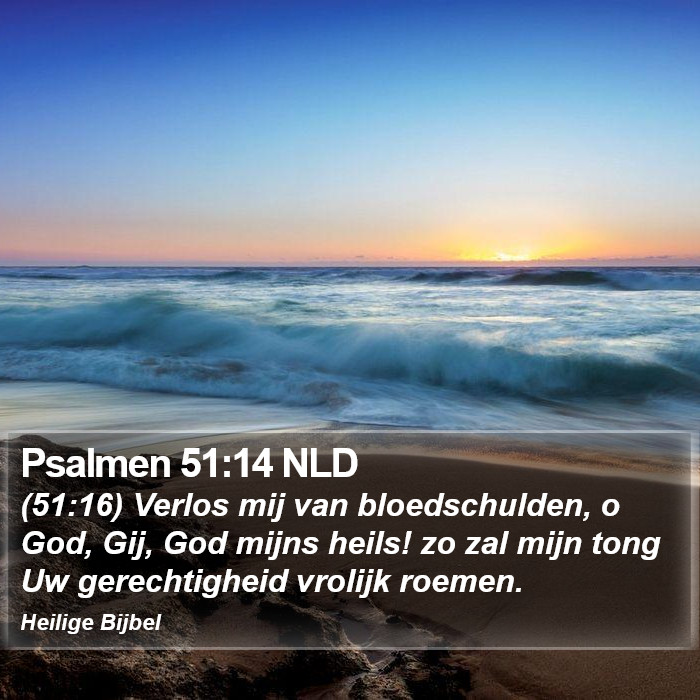 Psalmen 51:14 NLD Bible Study