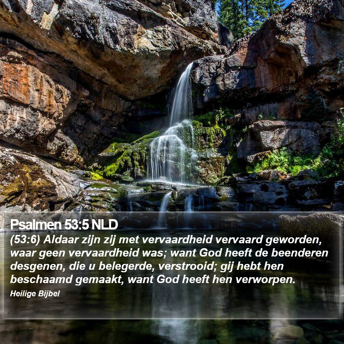 Psalmen 53:5 NLD Bible Study