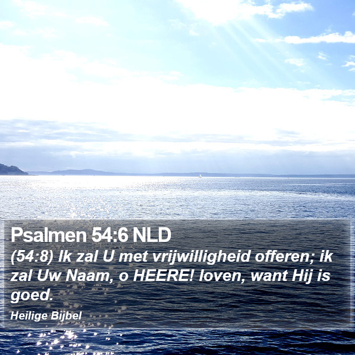 Psalmen 54:6 NLD Bible Study