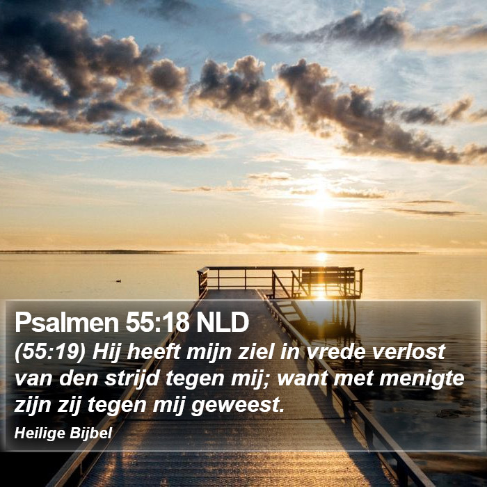 Psalmen 55:18 NLD Bible Study