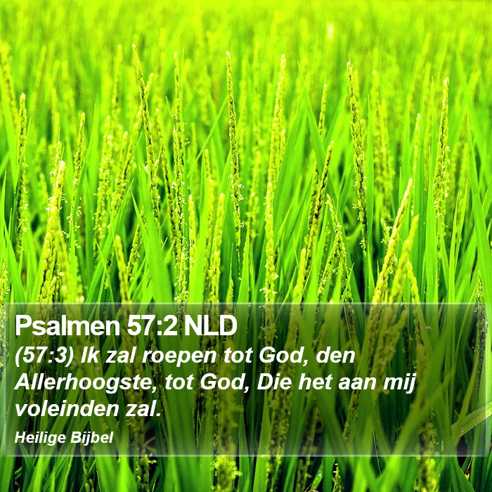 Psalmen 57:2 NLD Bible Study