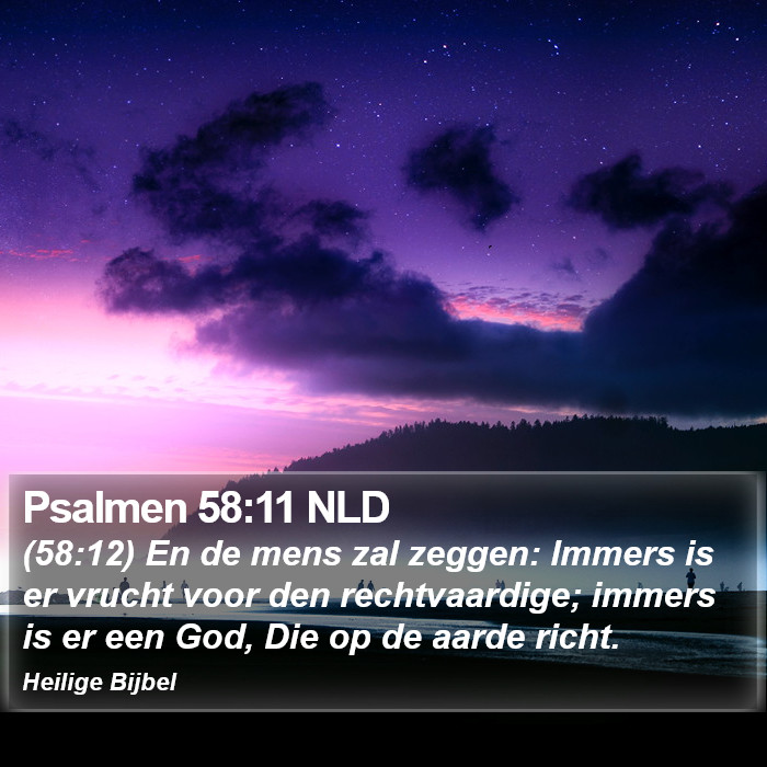 Psalmen 58:11 NLD Bible Study