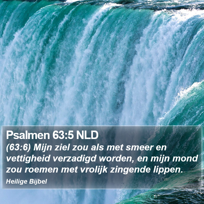 Psalmen 63:5 NLD Bible Study