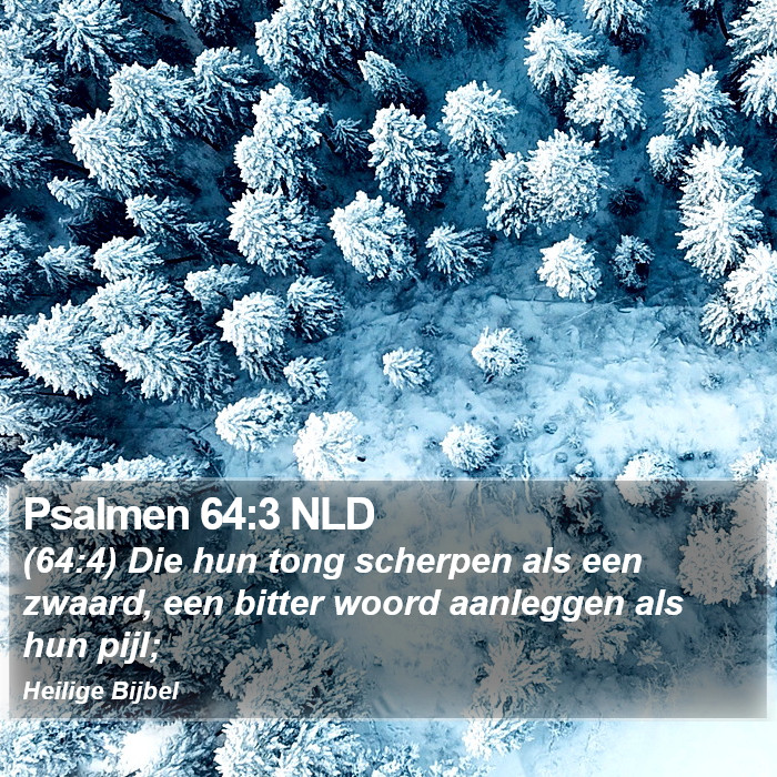 Psalmen 64:3 NLD Bible Study