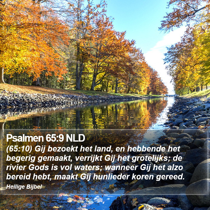 Psalmen 65:9 NLD Bible Study