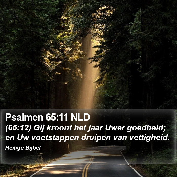 Psalmen 65:11 NLD Bible Study