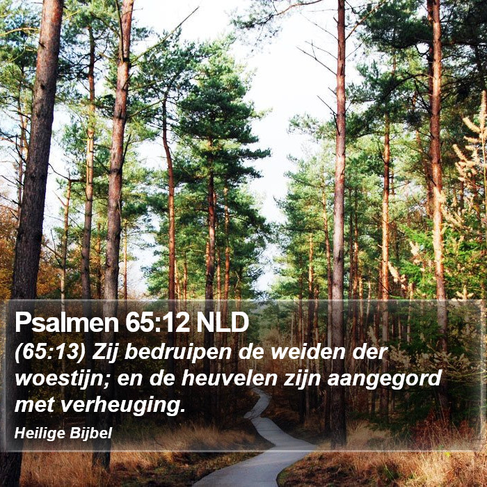 Psalmen 65:12 NLD Bible Study