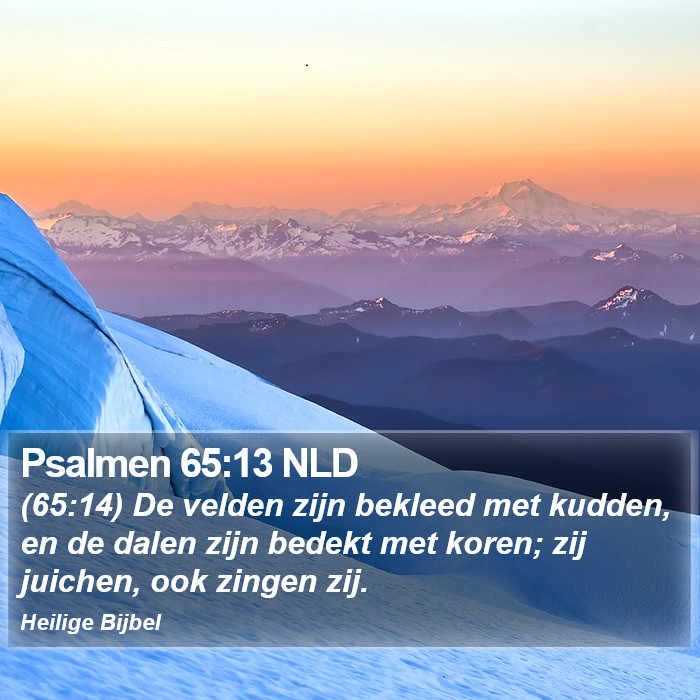 Psalmen 65:13 NLD Bible Study