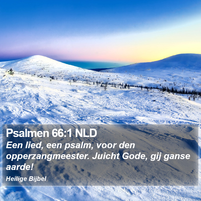 Psalmen 66:1 NLD Bible Study