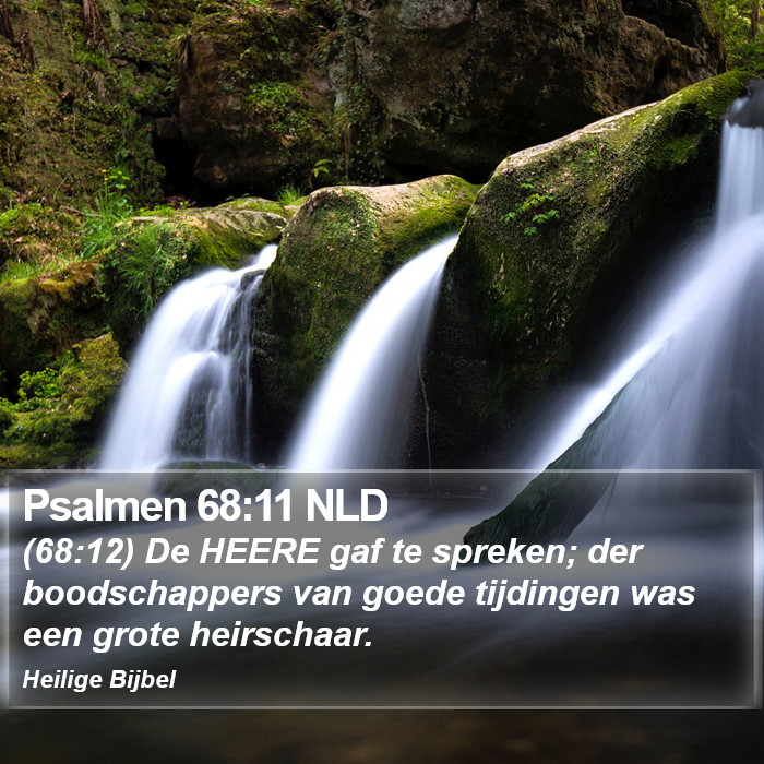 Psalmen 68:11 NLD Bible Study