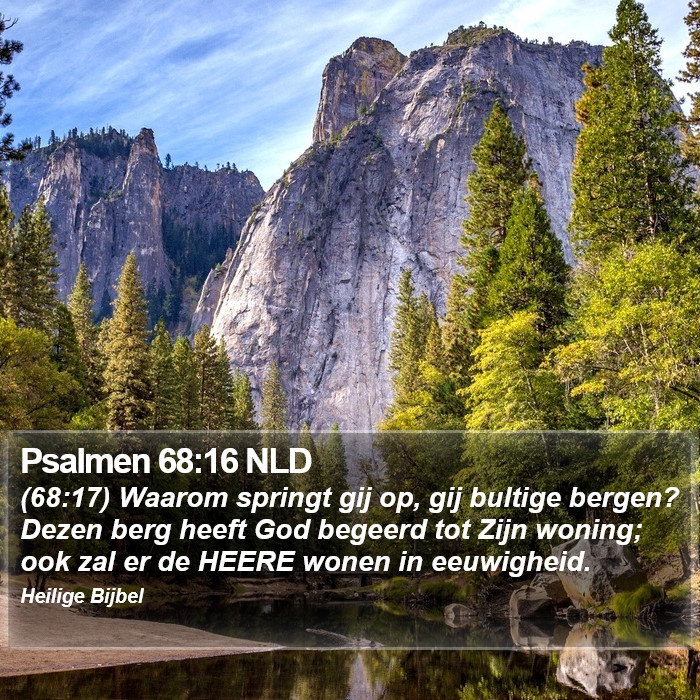 Psalmen 68:16 NLD Bible Study