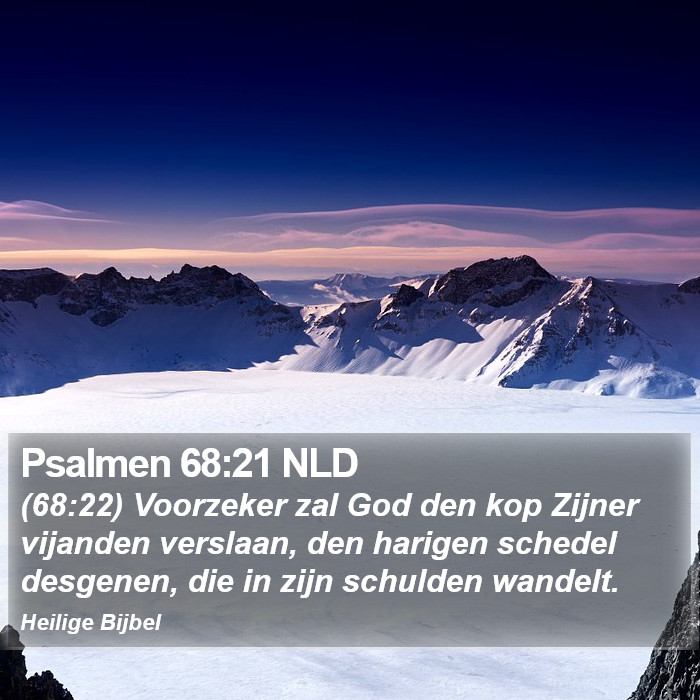 Psalmen 68:21 NLD Bible Study