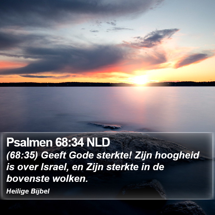 Psalmen 68:34 NLD Bible Study