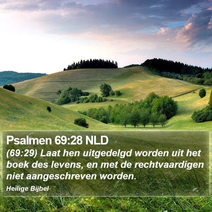 Psalmen 69:28 NLD Bible Study