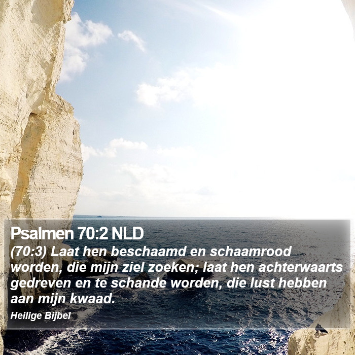 Psalmen 70:2 NLD Bible Study