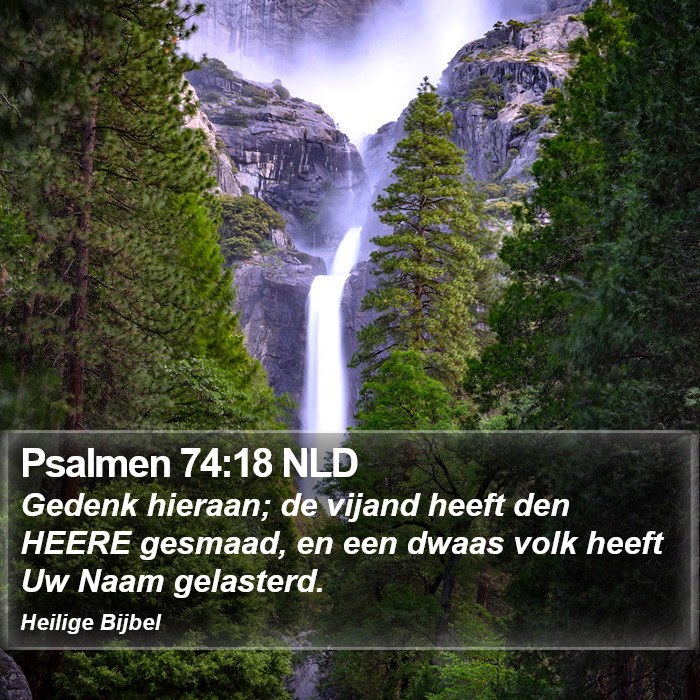 Psalmen 74:18 NLD Bible Study