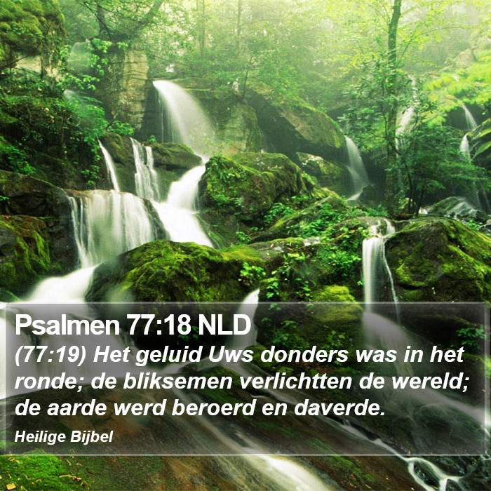 Psalmen 77:18 NLD Bible Study