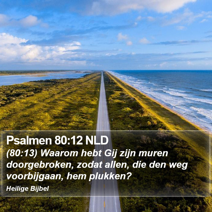 Psalmen 80:12 NLD Bible Study