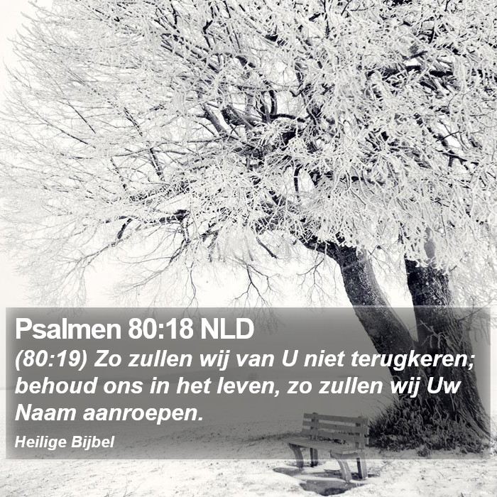 Psalmen 80:18 NLD Bible Study