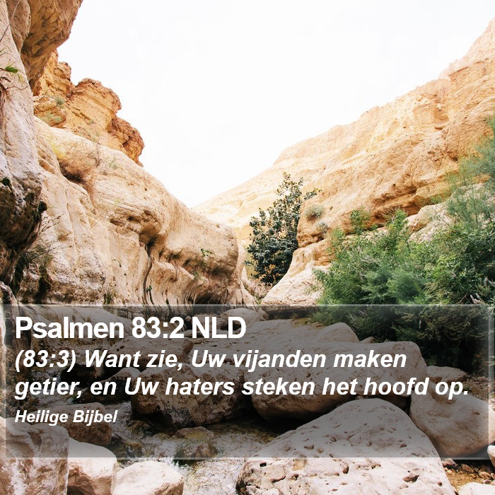 Psalmen 83:2 NLD Bible Study