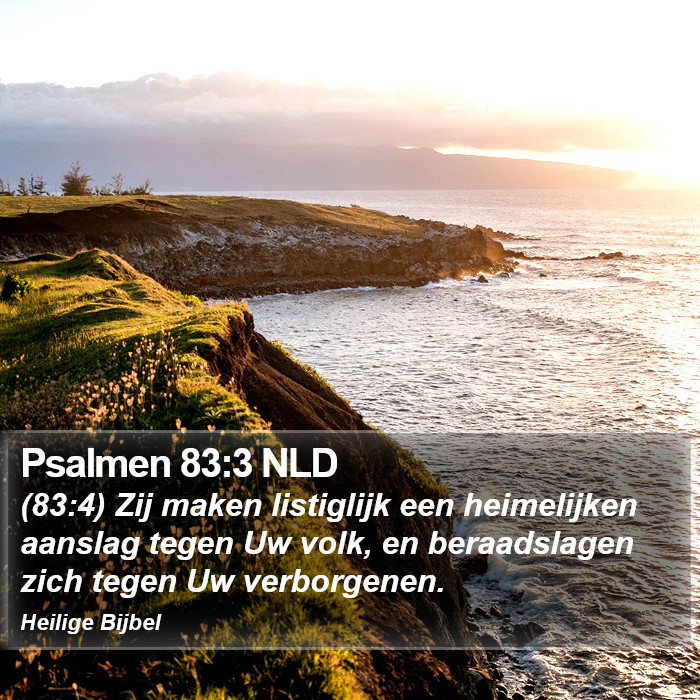 Psalmen 83:3 NLD Bible Study