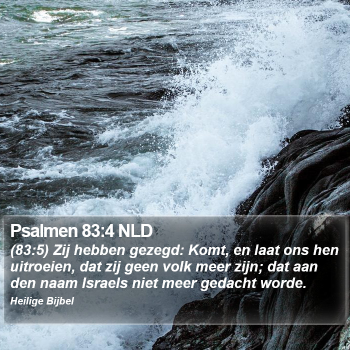 Psalmen 83:4 NLD Bible Study