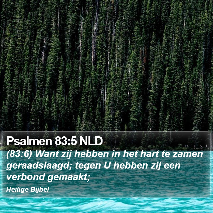 Psalmen 83:5 NLD Bible Study
