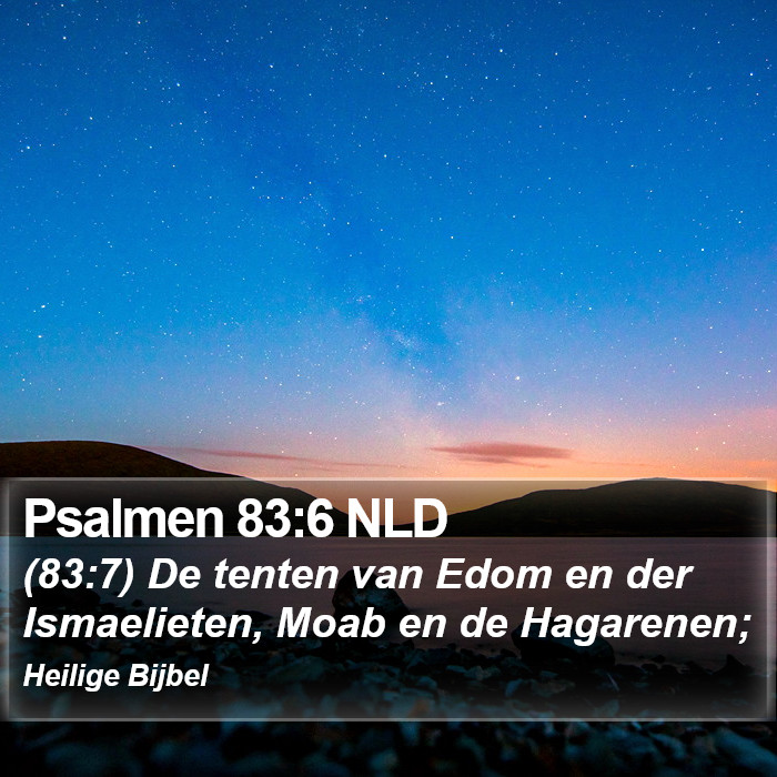 Psalmen 83:6 NLD Bible Study