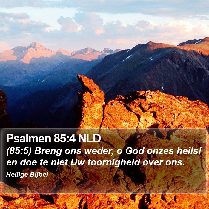 Psalmen 85:4 NLD Bible Study