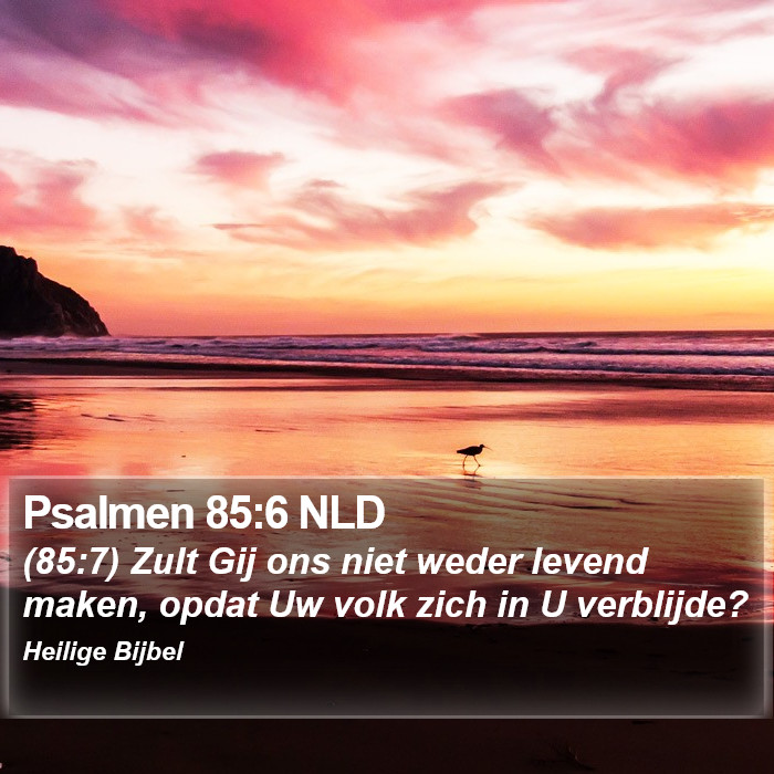 Psalmen 85:6 NLD Bible Study