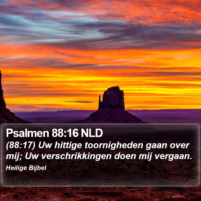 Psalmen 88:16 NLD Bible Study