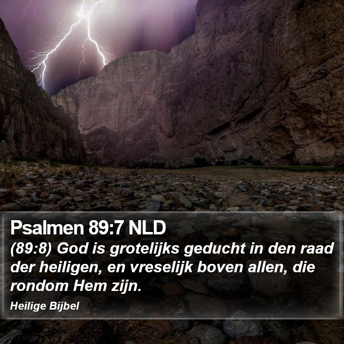 Psalmen 89:7 NLD Bible Study