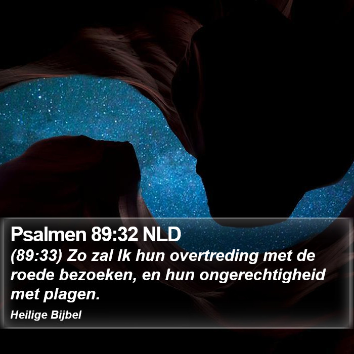 Psalmen 89:32 NLD Bible Study