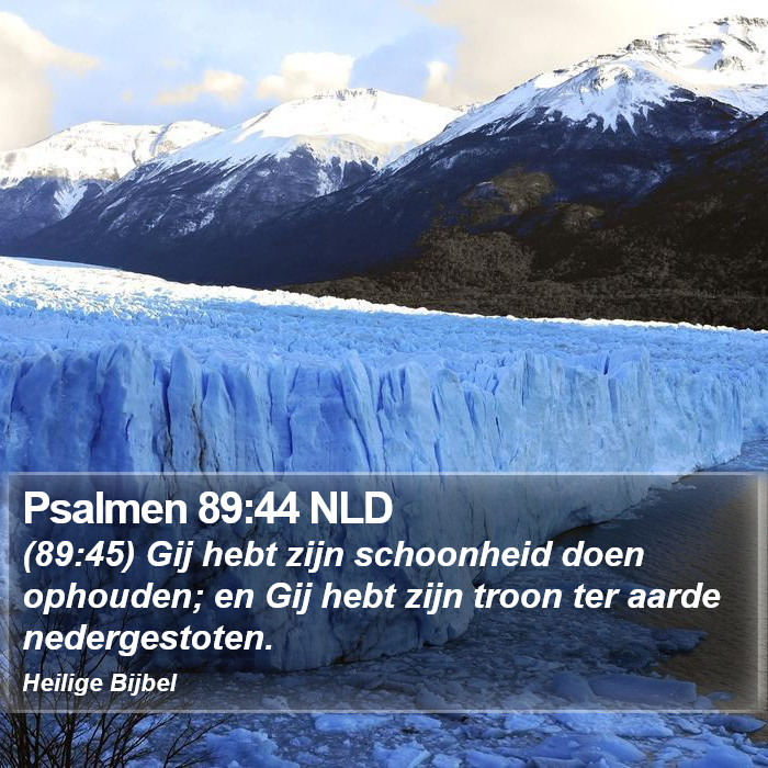 Psalmen 89:44 NLD Bible Study