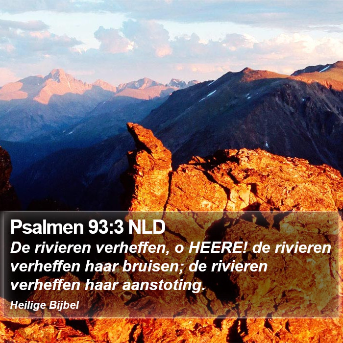 Psalmen 93:3 NLD Bible Study