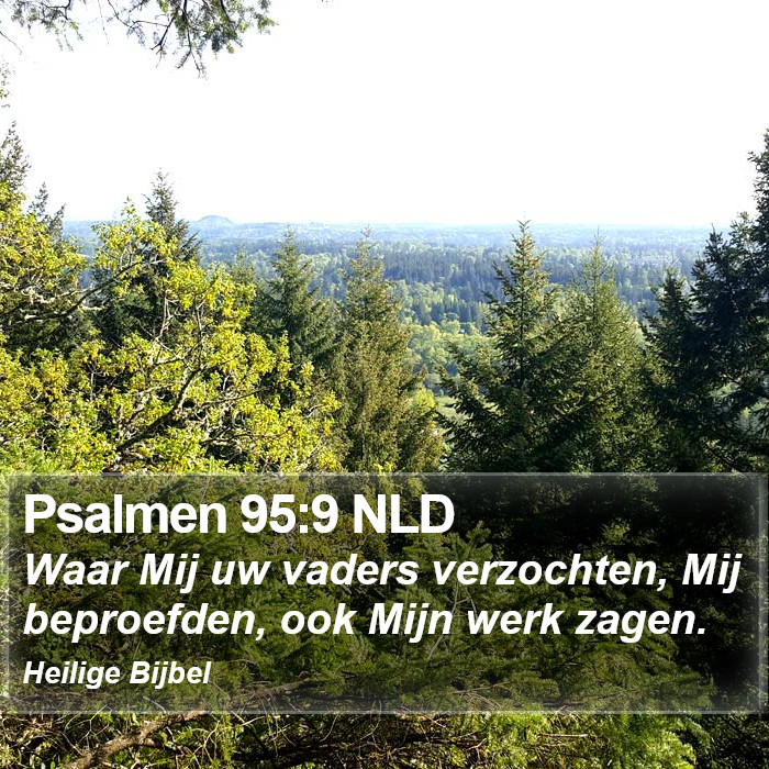 Psalmen 95:9 NLD Bible Study