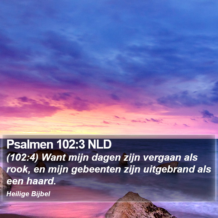 Psalmen 102:3 NLD Bible Study