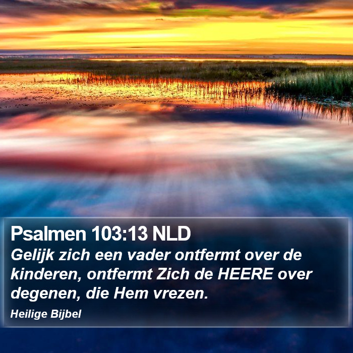 Psalmen 103:13 NLD Bible Study