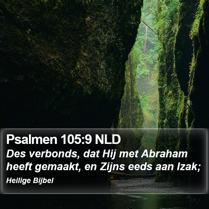 Psalmen 105:9 NLD Bible Study