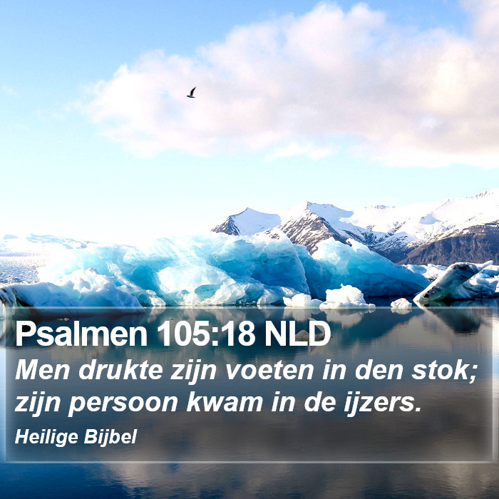 Psalmen 105:18 NLD Bible Study