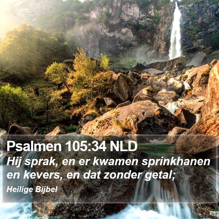 Psalmen 105:34 NLD Bible Study