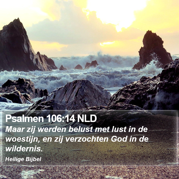 Psalmen 106:14 NLD Bible Study