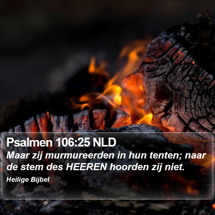 Psalmen 106:25 NLD Bible Study