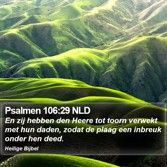 Psalmen 106:29 NLD Bible Study