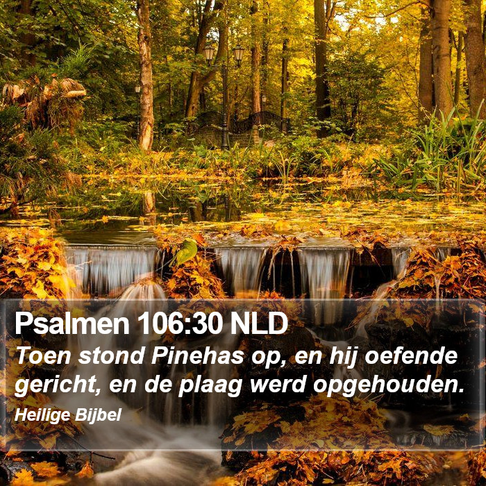 Psalmen 106:30 NLD Bible Study