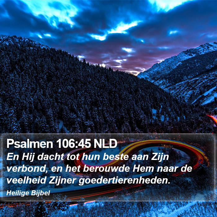 Psalmen 106:45 NLD Bible Study